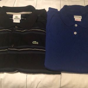 2 Lacoste men’s shirts